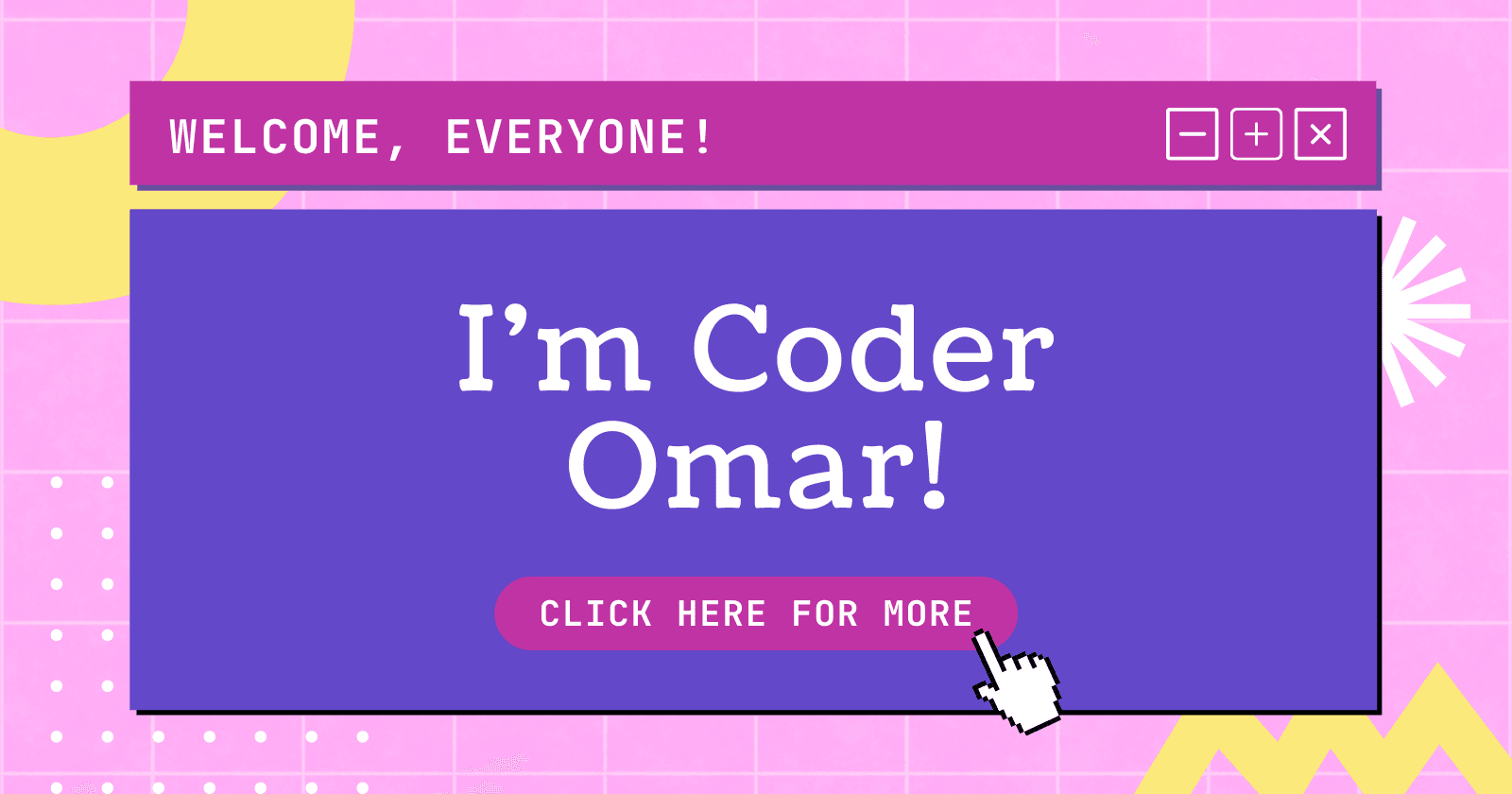 Why didn't I introduce myself?